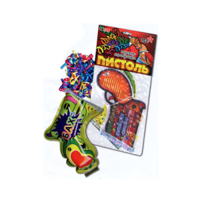 Пистоль Надувная хлопушка купить в Мурашах | murashi.salutsklad.ru