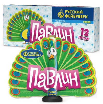 Павлин F Пиротехнический фонтан купить в Мурашах | murashi.salutsklad.ru