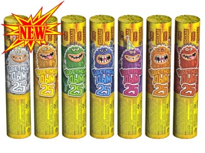 Цветной дым 25 Цветной дым купить в Мурашах | murashi.salutsklad.ru