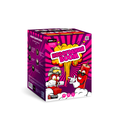 Новогодний BOOM Фейерверк купить в Мурашах | murashi.salutsklad.ru